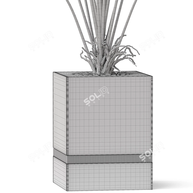 Diverse Botanical Assortment GREENS 3D model image 4