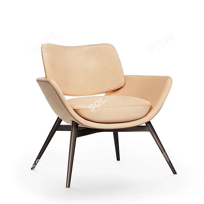 Union Relax Armchair - LOOK 3D model image 1