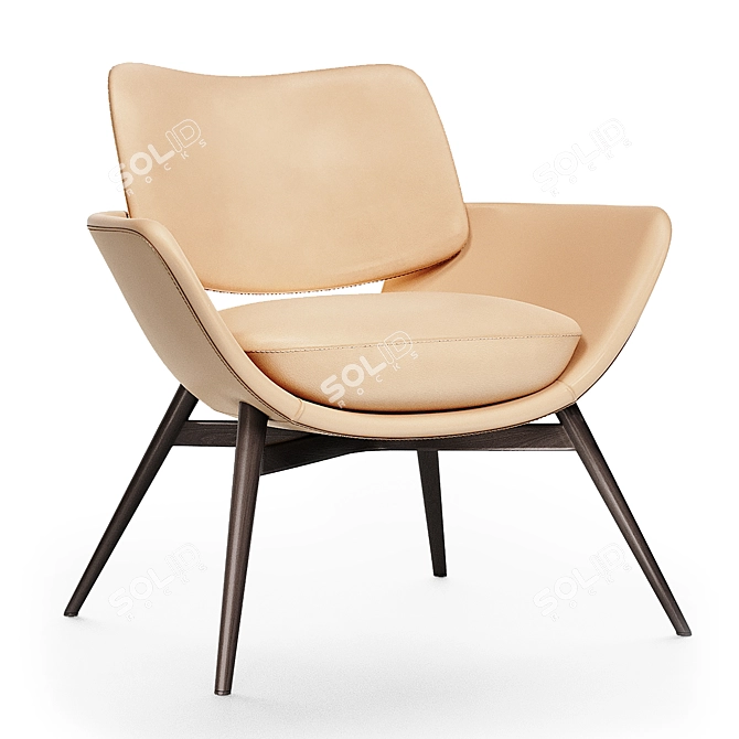 Union Relax Armchair - LOOK 3D model image 4