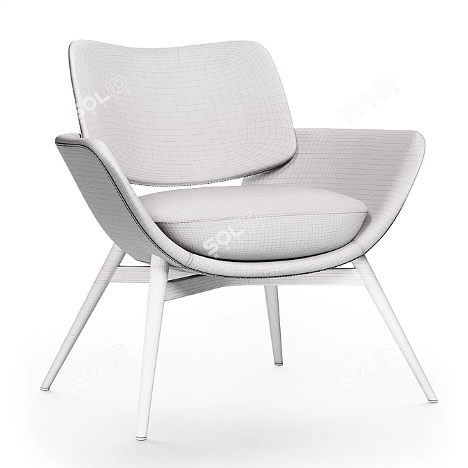 Union Relax Armchair - LOOK 3D model image 5