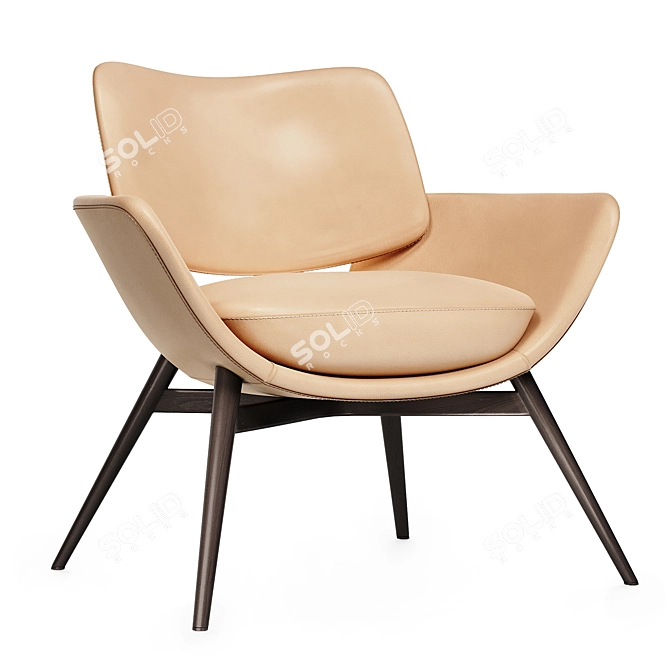 Union Relax Armchair - LOOK 3D model image 7