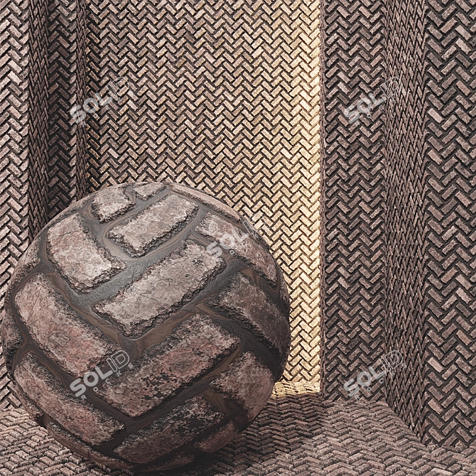 High-Quality Brick Texture Collection 3D model image 1