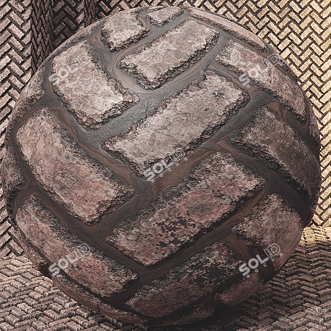 High-Quality Brick Texture Collection 3D model image 2