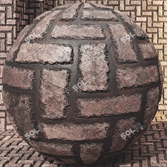 Brick Texture Pack 4K PBR 3D model image 2