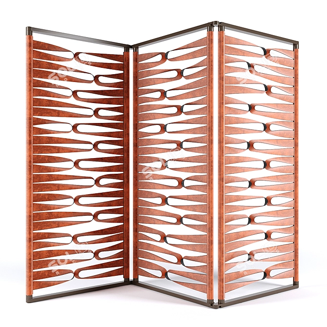 Borealis Giorgetti Folding Screen 3D model image 1