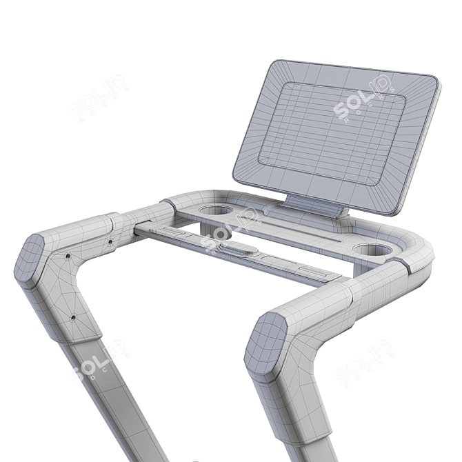 InSportline T420i Folding Treadmill 3D model image 7