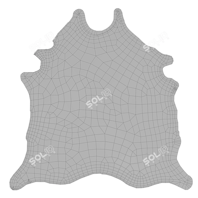  Exotic Animal Skin Rug 3D model image 2