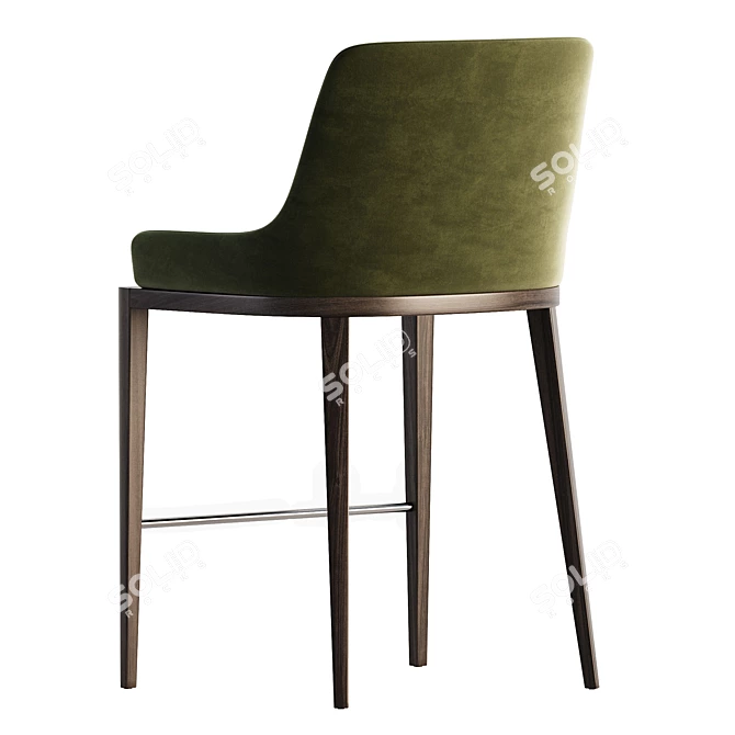 Title: Modern Misuraemme Cleo Bar Stool 3D model image 4