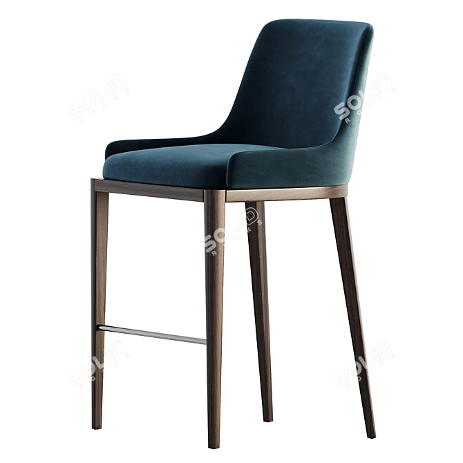 Title: Modern Misuraemme Cleo Bar Stool 3D model image 5