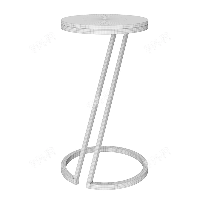 Eichholtz Falcone Side Table, Art Deco 3D model image 7