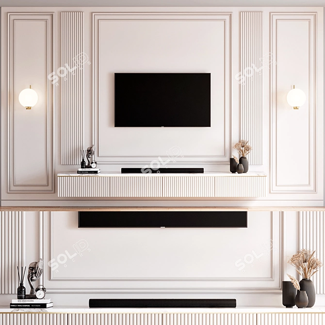  Samsung TV Wall Mount Stand 3D model image 1