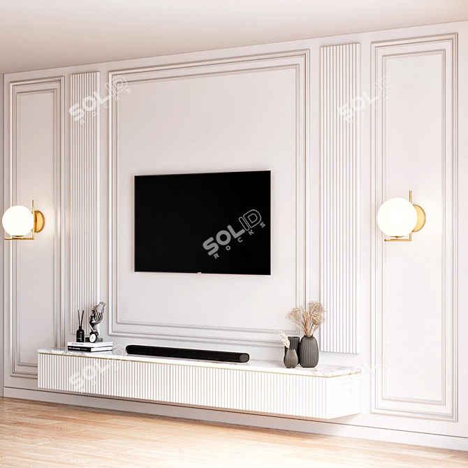  Samsung TV Wall Mount Stand 3D model image 3