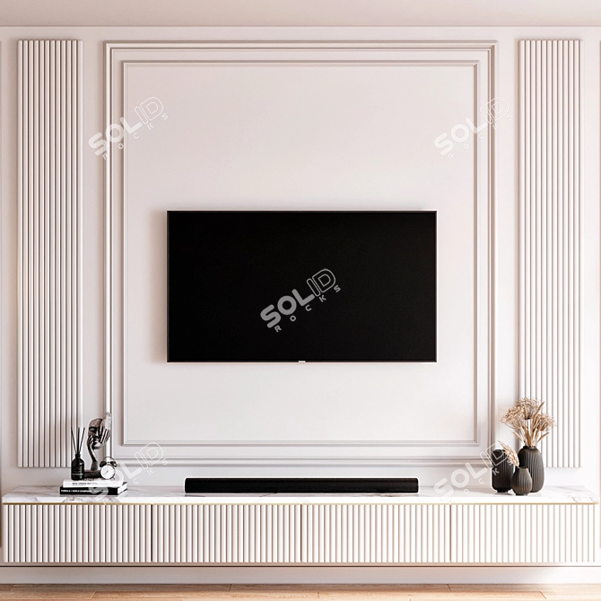  Samsung TV Wall Mount Stand 3D model image 4