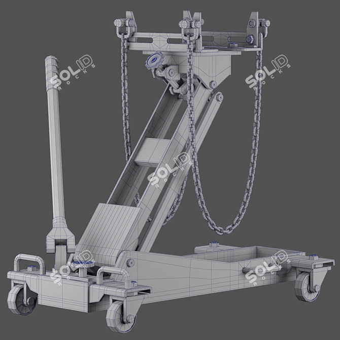 Transmission Jack Model for Smoothing 3D model image 4