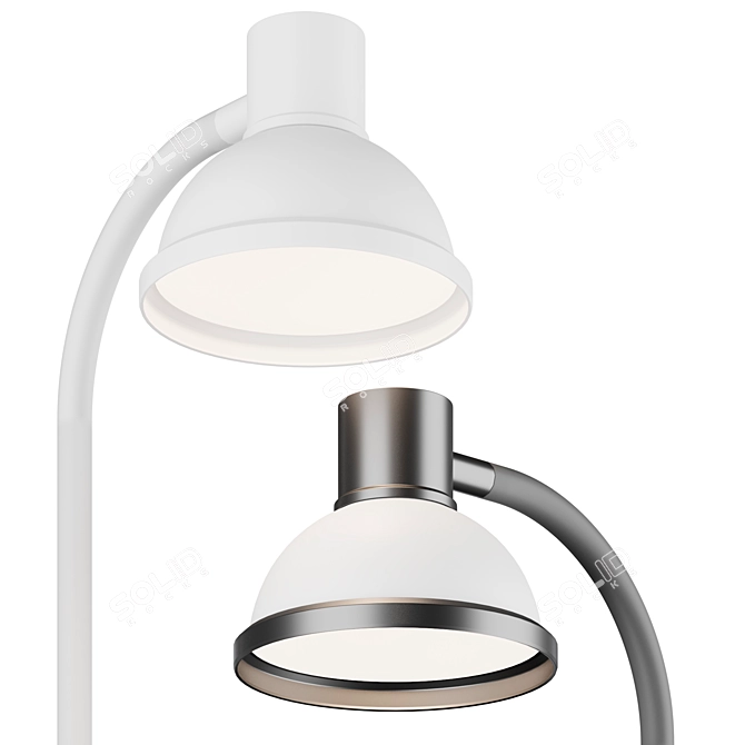 Iconic LP Post Light 3D model image 1