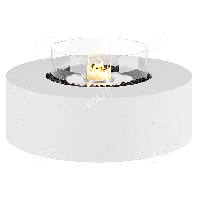 BASE Multifunctional Fire Pit Table 3D model image 3