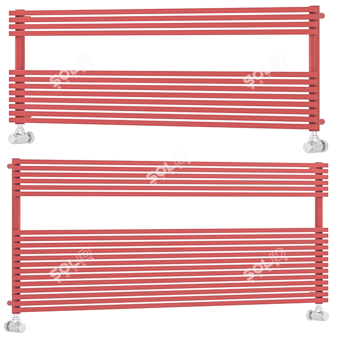 Cordivari KATIA VX Wide Towel Rail 3D model image 1