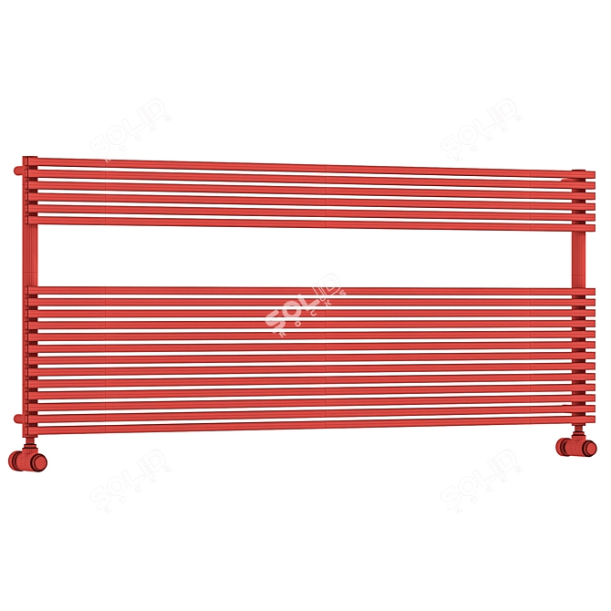 Cordivari KATIA VX Wide Towel Rail 3D model image 4