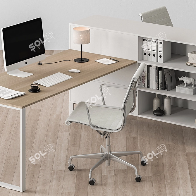 Workplace Essentials Bundle 395 3D model image 4