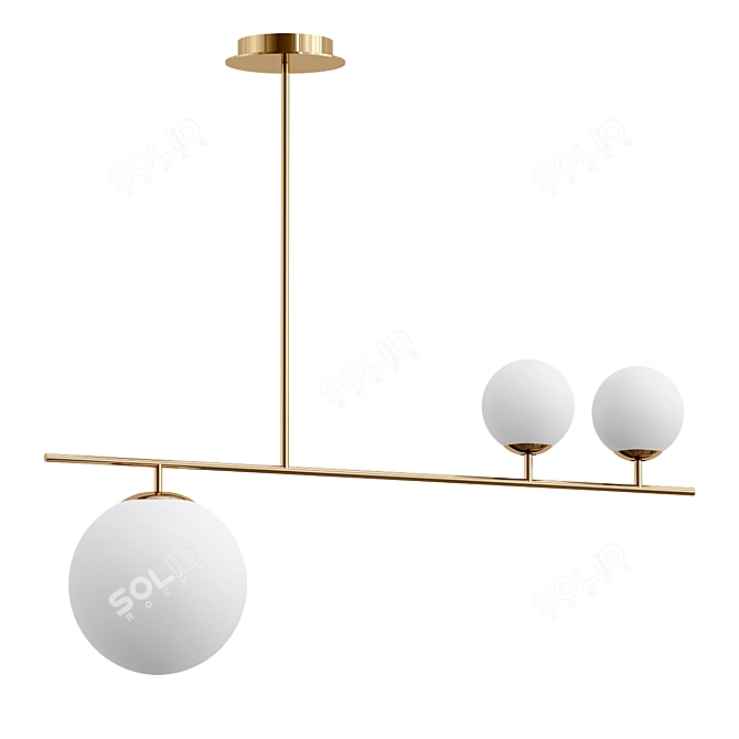 Sleek Vasty Model Lamp 3D model image 1