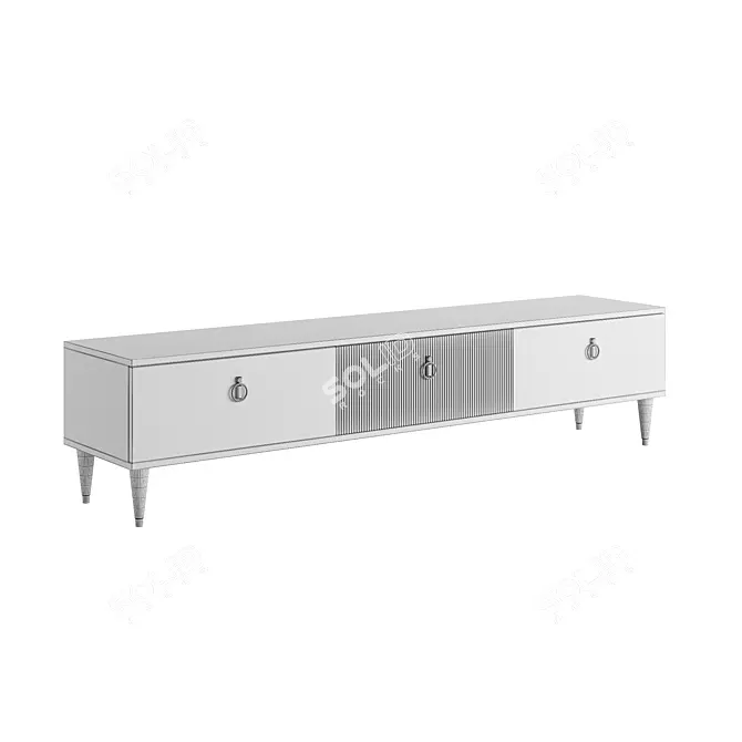 Rimini Solo TV Stand 3D model image 4