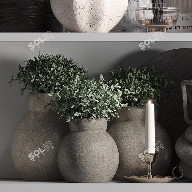 High-Quality Decorative Set 35 3D model image 2