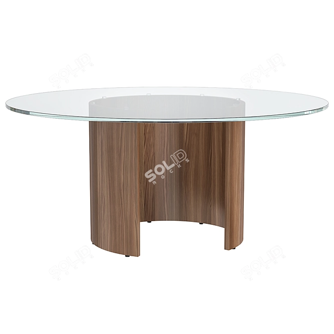 Sleek Saturn Coffee Table Product 3D model image 1