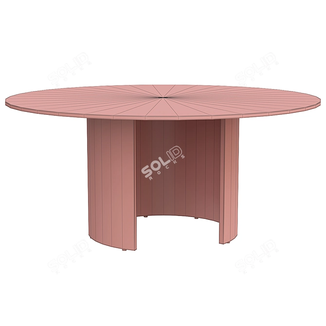 Sleek Saturn Coffee Table Product 3D model image 2