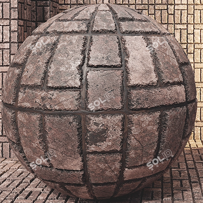 Brick Texture Pack 4k PBR 3D model image 2