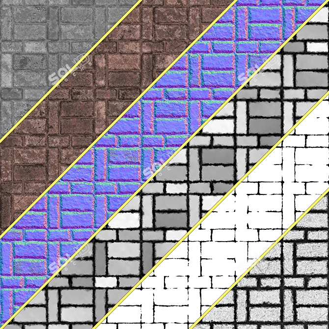 Brick Collection | Seamless Textures 3D model image 3