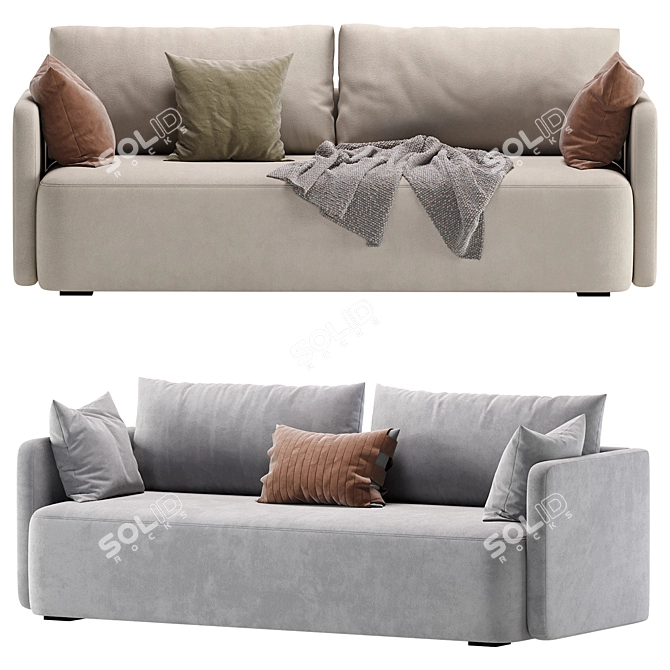 ELEGANT ENFIELD Sofa by Cazarina 3D model image 3