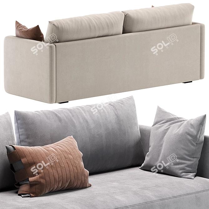 ELEGANT ENFIELD Sofa by Cazarina 3D model image 4