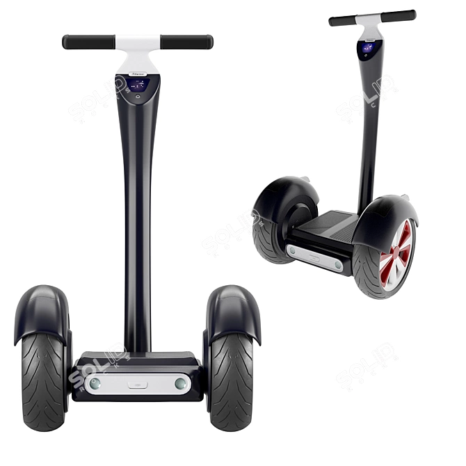 Portable Foldable Electric Bike 3D model image 1