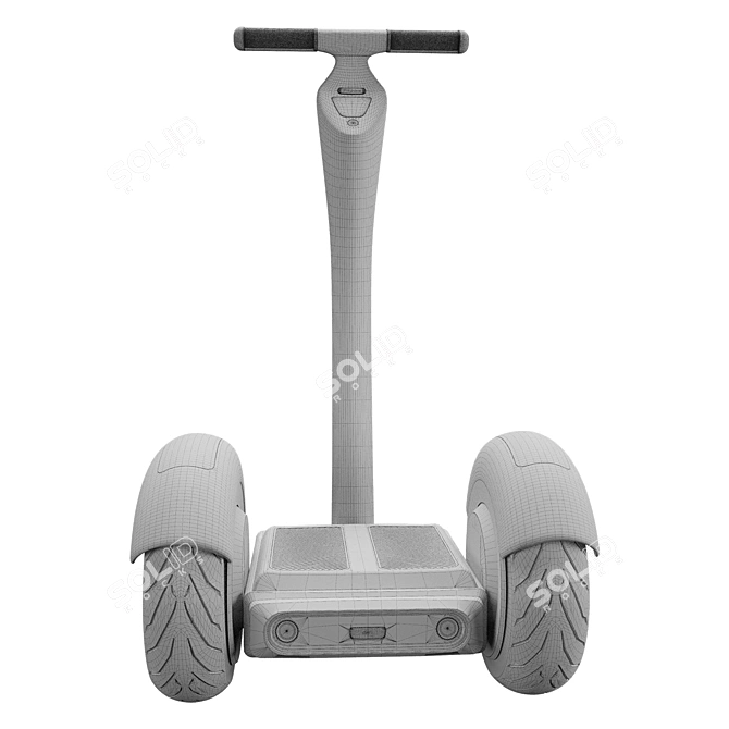 Portable Foldable Electric Bike 3D model image 4