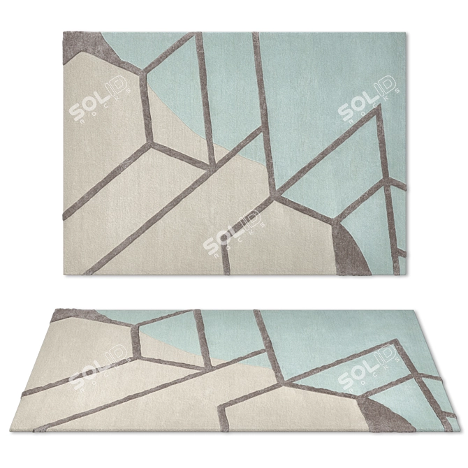 Le Kover Mount Rug 3D model image 1