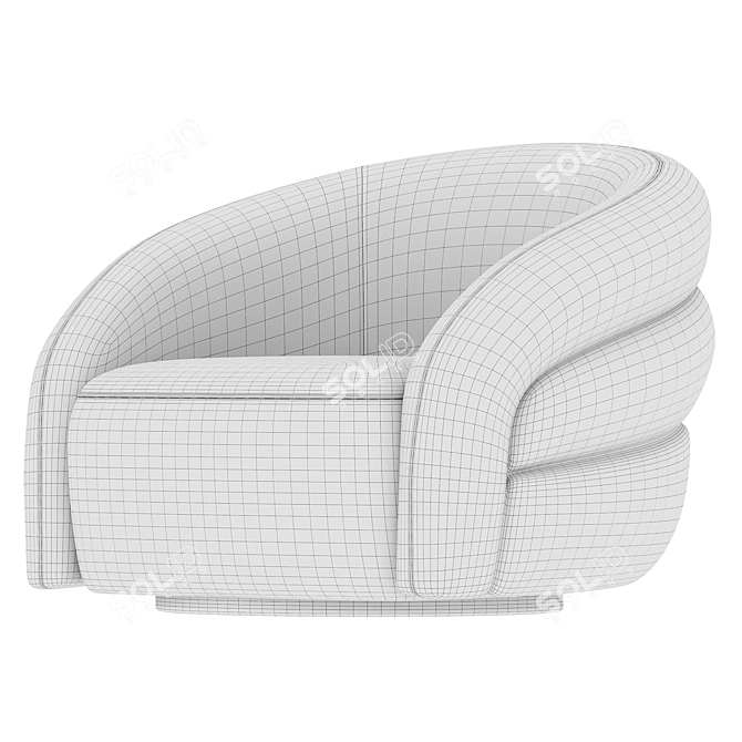  Eichholtz Novelle Off White Chair 3D model image 5