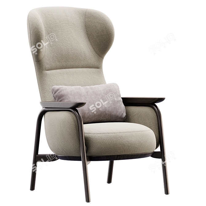 Contemporary Vuelta Chair Design 3D model image 1