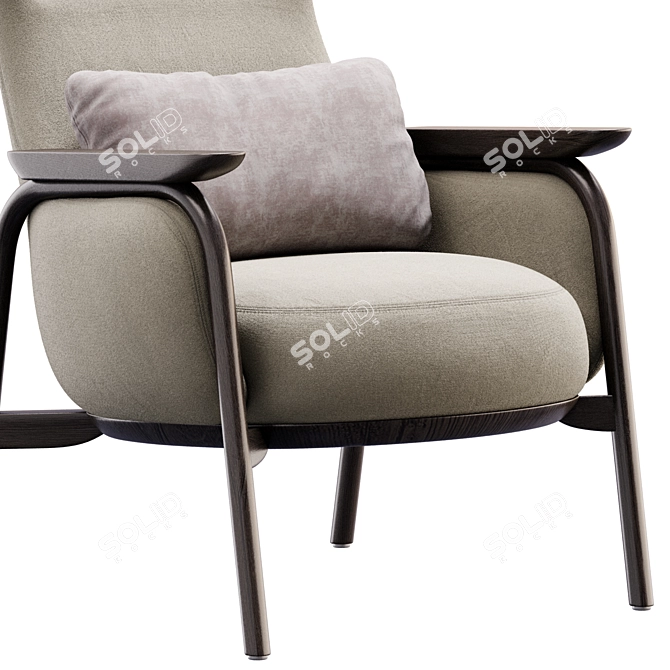 Contemporary Vuelta Chair Design 3D model image 3