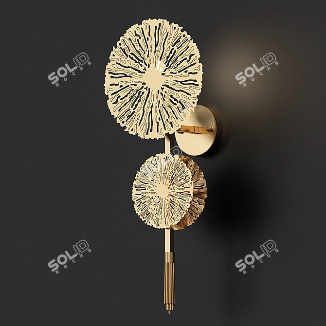 Inca Wall Sconce, Elegant Light 3D model image 1