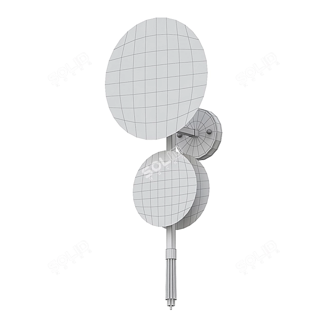 Inca Wall Sconce, Elegant Light 3D model image 3