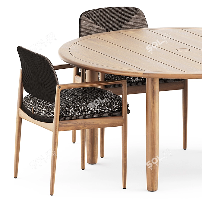 Outdoor Dining Set: Yoko and Tibbo 3D model image 3