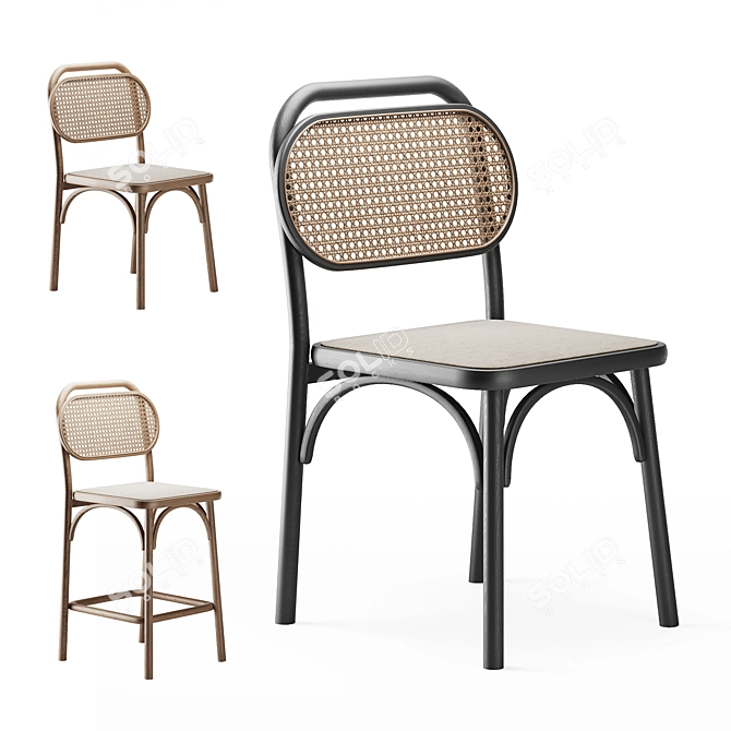 Doriane Chair Duo Set 3D model image 2