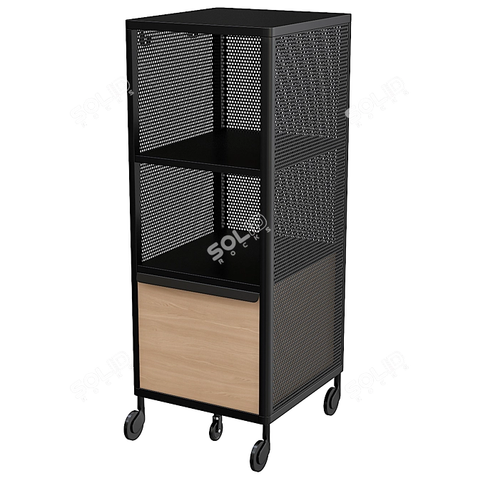 IKEA Bekant Storage Units Pack 3D model image 4