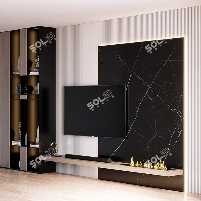 Samsung TV Wall Mount Set 3D model image 4