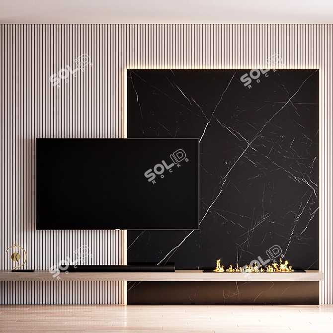 Samsung TV Wall Mount Set 3D model image 5