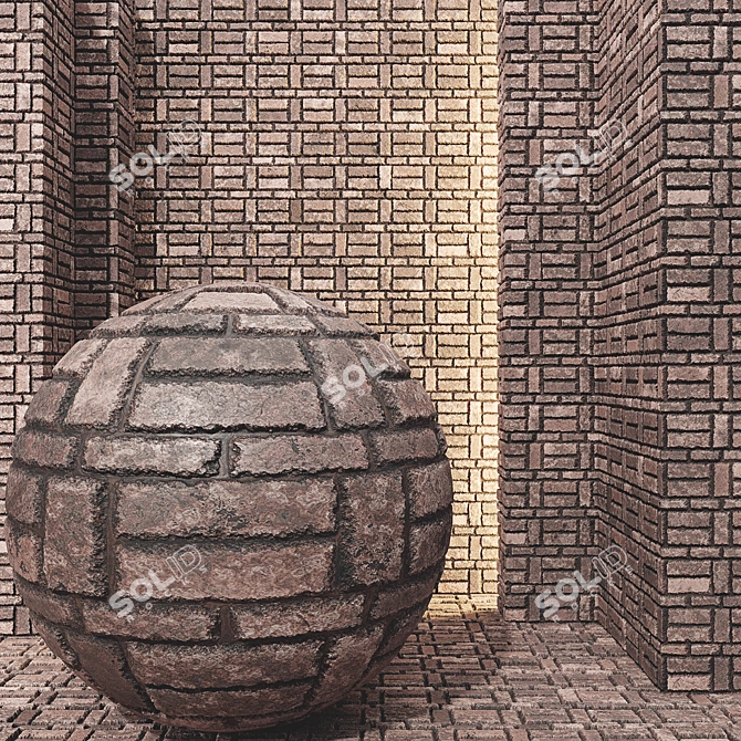 Brick Texture Pack | PBR 3D model image 1