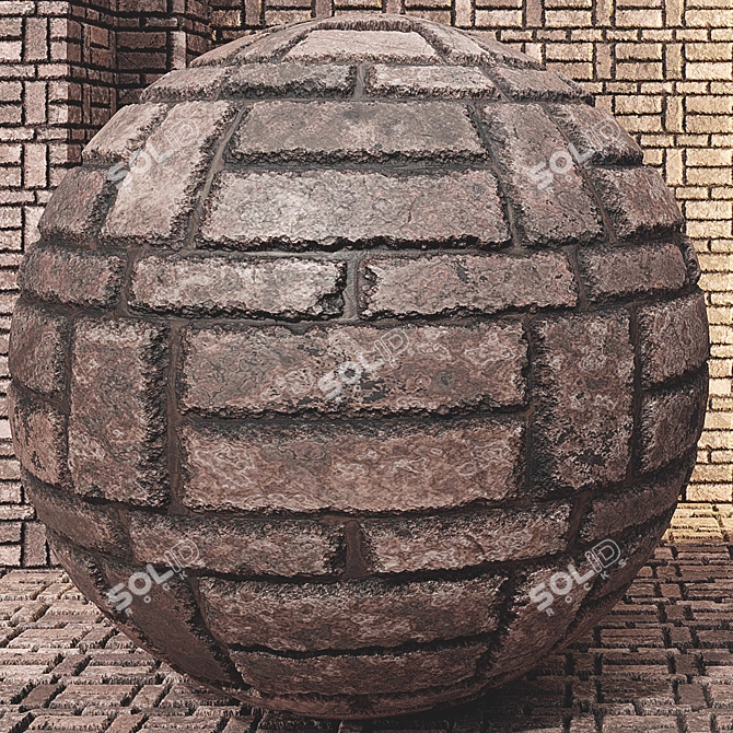 Brick Texture Pack | PBR 3D model image 2