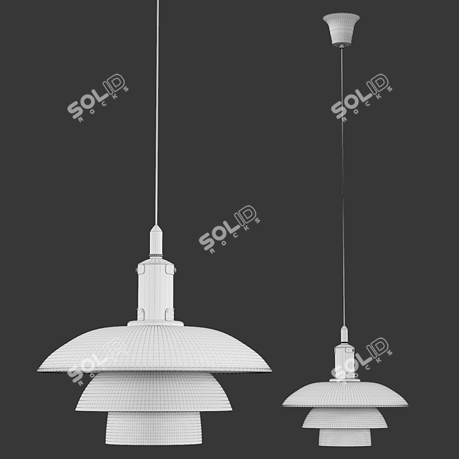 Limited Edition Louis Poulsen Pendant 3D model image 2