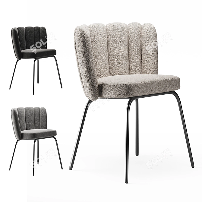 Aniela Chair by La Forma 3D model image 1