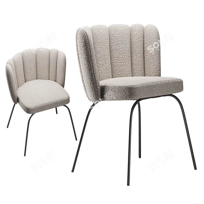 Aniela Chair by La Forma 3D model image 9